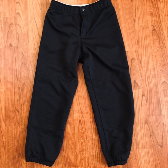 black mizuno softball pants